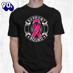 Support Squad Ribbon Breast Cancer Awareness Shirt 1