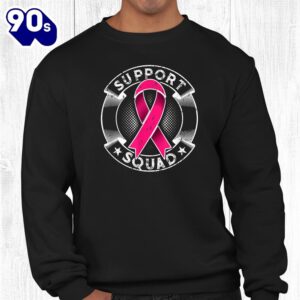 Support Squad Ribbon Breast Cancer Awareness Shirt 2