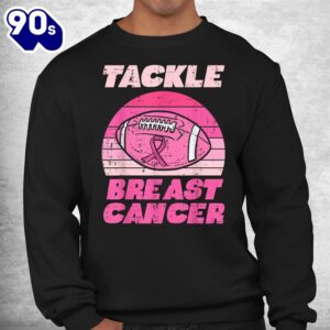 Tackle Breast Cancer American Football Awareness Fighting Shirt 2