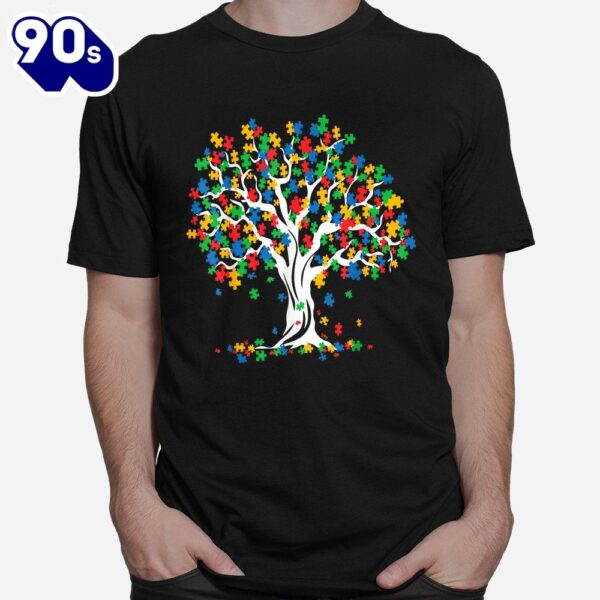 Tree Of Life Autism Awareness Month Shirt