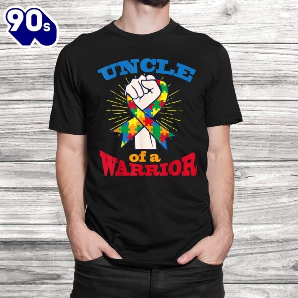 Uncle Warrior Puzzle Inspirational Autism Awareness Shirt