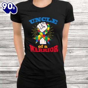 Uncle Warrior Puzzle Inspirational Autism Awareness Shirt 2