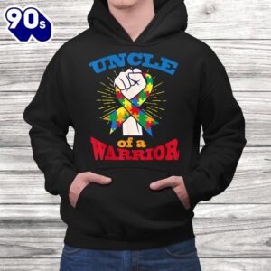 Uncle Warrior Puzzle Inspirational Autism Awareness Shirt 3