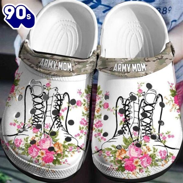 Us Army Mom Trending Rubber  Comfy Footwear Personalized Clogs