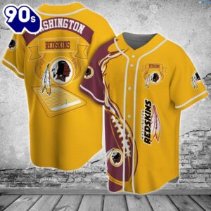 Washington Redskins NFL – Custom Baseball Jersey Shirt