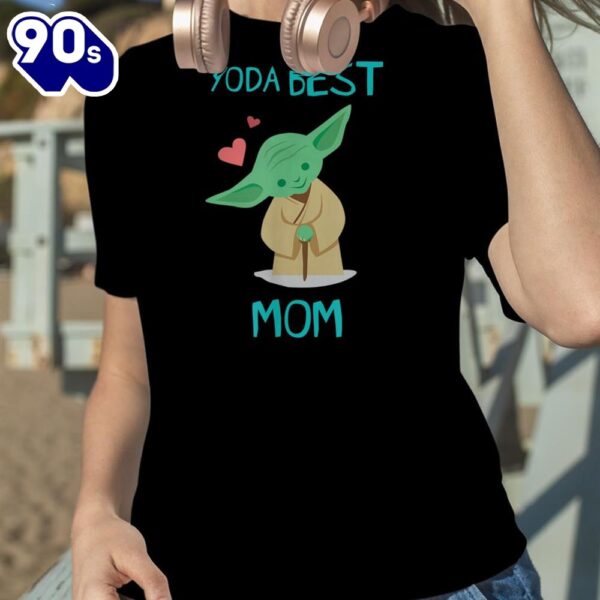 Yoda Best Mom Hearts Mother’s Day T Shirt