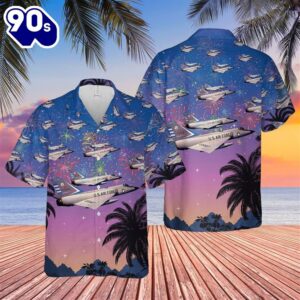 Celebrate 4th of July with the US Air Force Convair F-106 Delta Dart Trendy Hawaiian Shirt