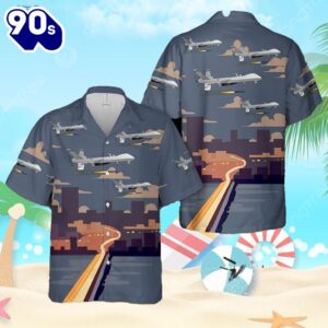General Atomics Mq-9 Reaper Design 07 Us Air Force Hawaiian Shirt For Men And Women