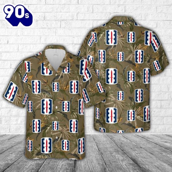 US Army 120th Infantry Brigade Hawaiian Shirt