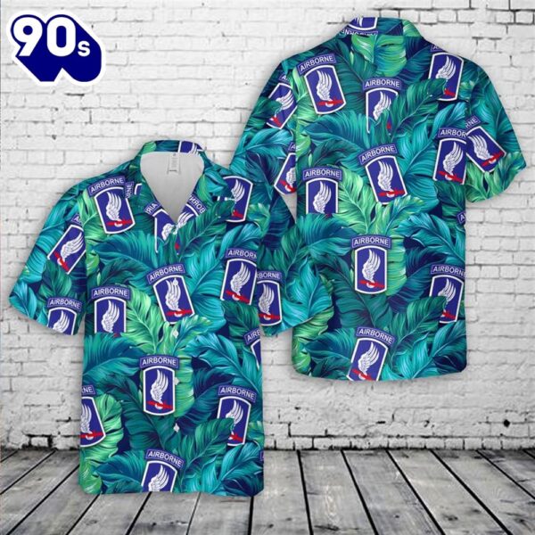 US Army 173rd Airborne Brigade Hawaiian Shirt