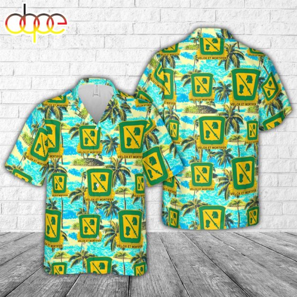 US Army 18th Cavalry Regiment Hawaiian Shirt