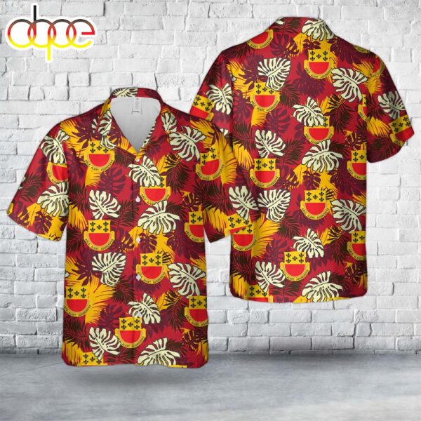 US Army 196th Armor Regiment Hawaiian Shirt