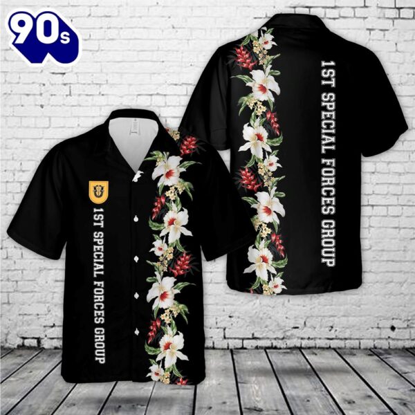 US Army 1st Special Forces Group (1st SFG) Hawaiian Shirt