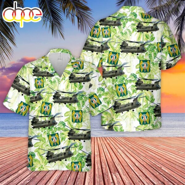 US Army 501st Aviation Regiment (United States) CH-47F Chinook Hawaiian Shirt