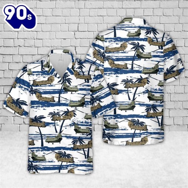US Army Boeing CH-47 Chinook Hawaiian Shirt_9198
