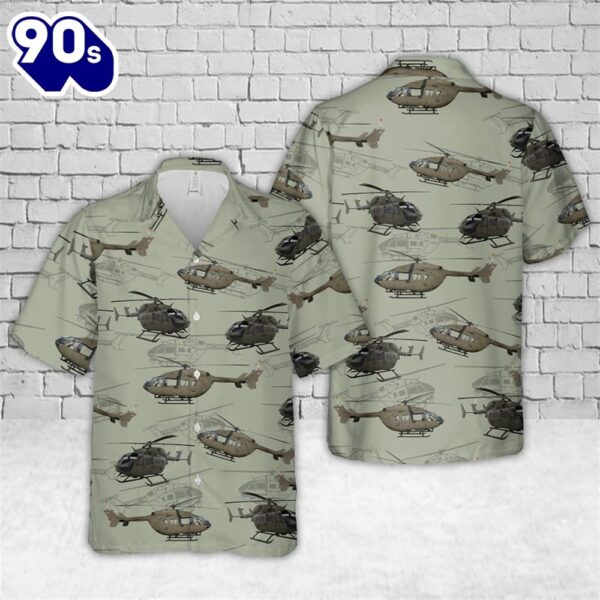 US Army Eurocopter UH-72 Lakota Hawaiian Shirt_9814