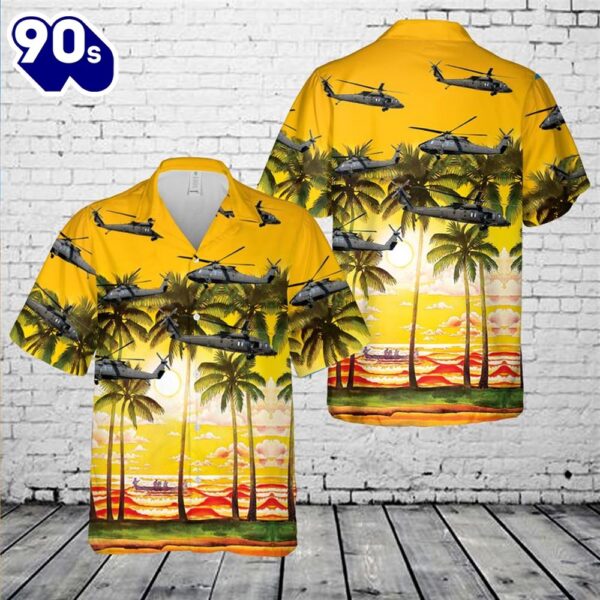 US Army Sikorsky UH-60M Blackhawk Hawaiian Shirt
