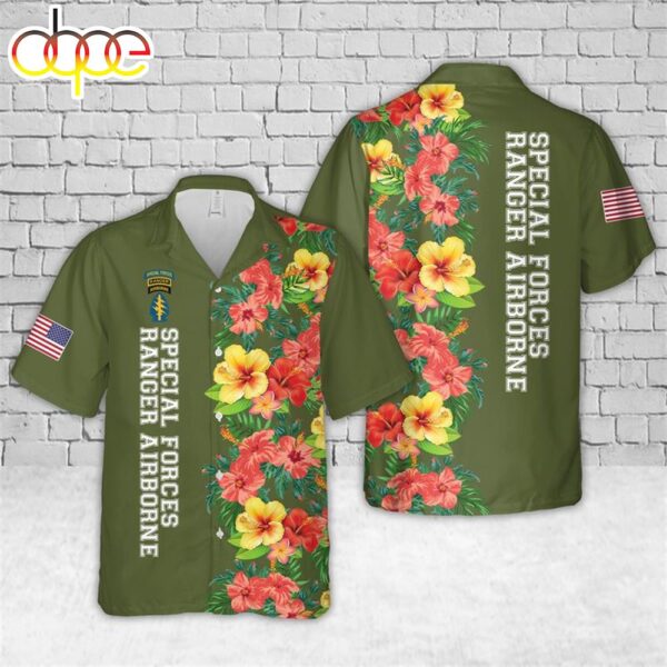 US Army – Special Forces Ranger Airborne Hawaiian Shirt