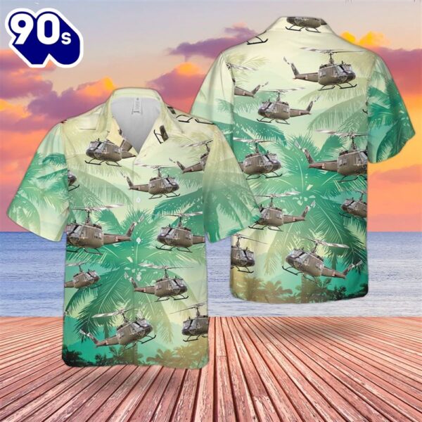 US Army UH-1 Huey Hawaiian Shirt_9656