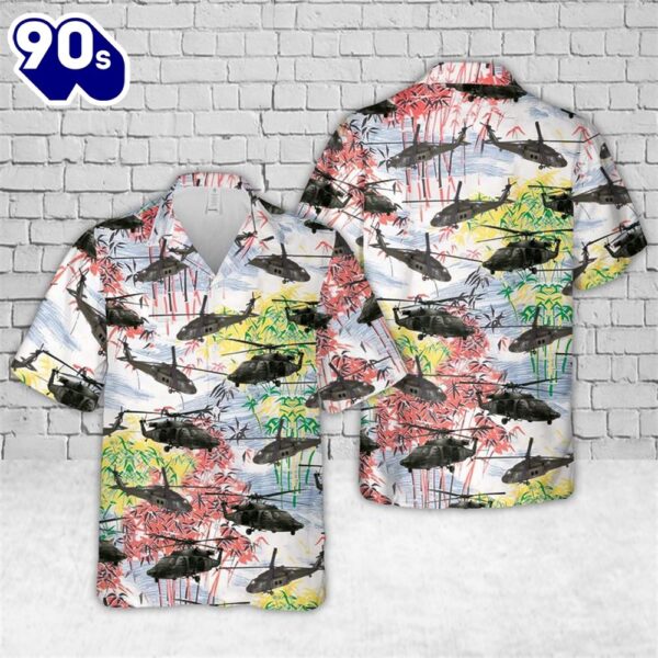 US Army UH-60 Black Hawk Hawaiian Shirt