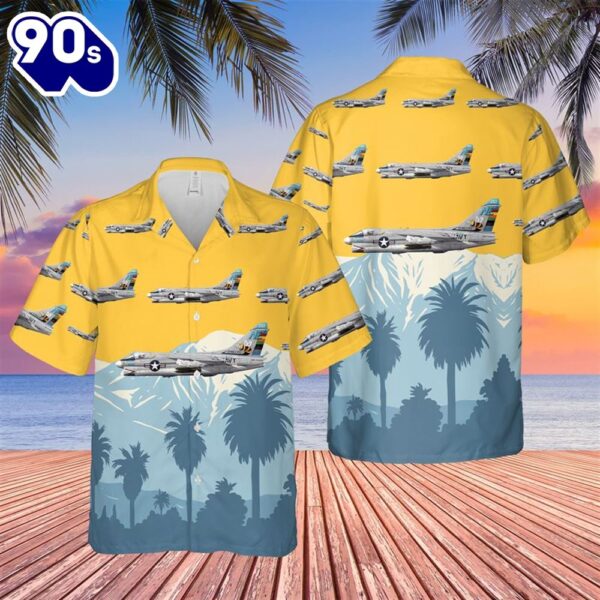 US Navy A-7E Corsair II Of VA-113 Stingers Hawaiian Shirt