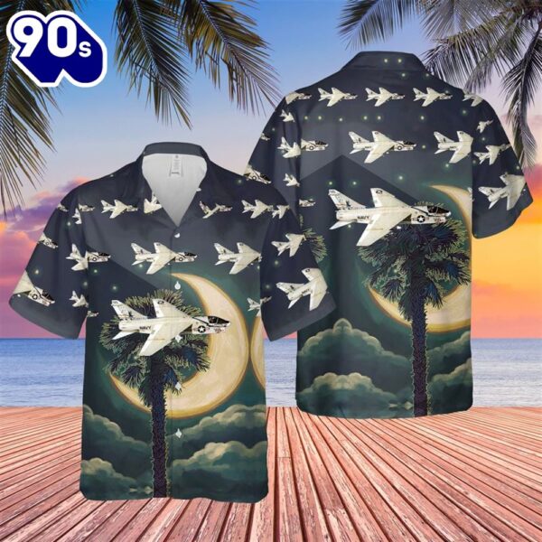 US Navy A-7E Corsair II Of VA-82 Marauders Hawaiian Shirt