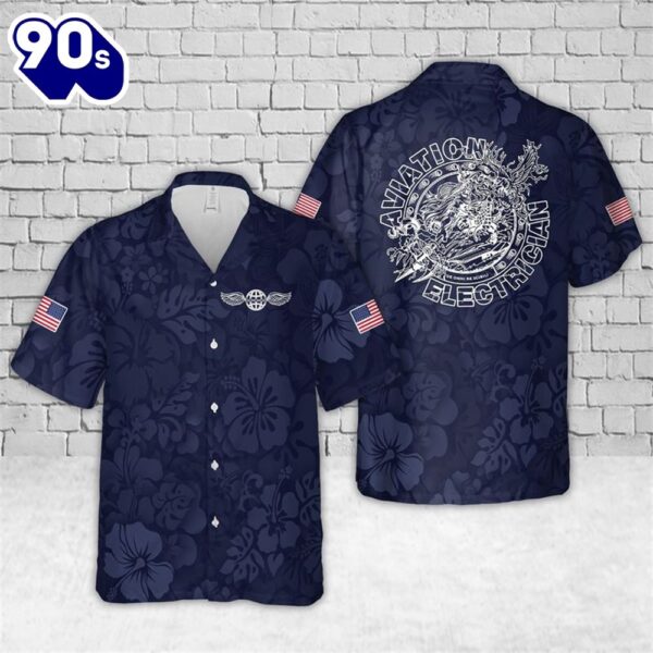 US Navy AE Hawaiian Shirt