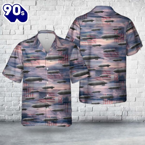 US Navy B-class blimp Hawaiian Shirt