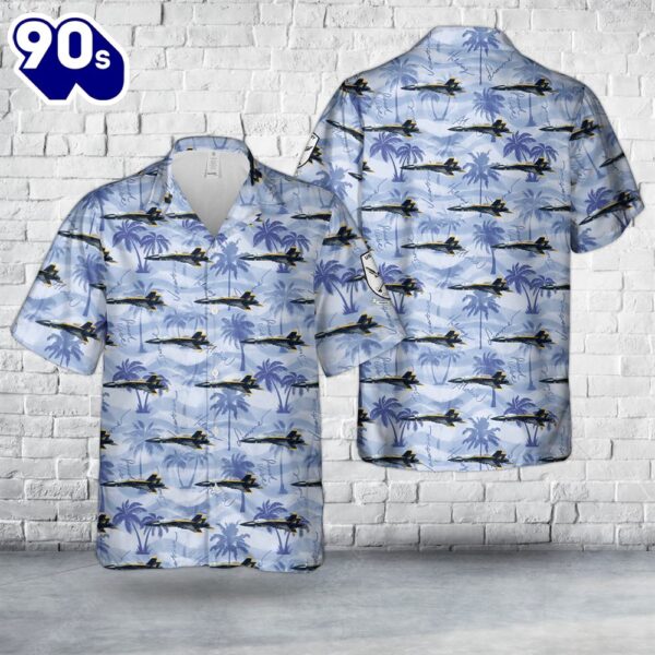 US Navy Blue Angels #4 FA-18 Hawaiian Shirt