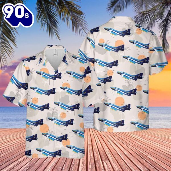 US Navy Blue Angels F9F-8 Cougar Hawaiian Shirt