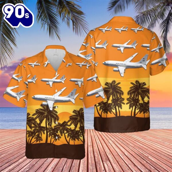 US Navy Boeing C-40A Clipper Of VR-59 The Lone Star Express Hawaiian Shirt