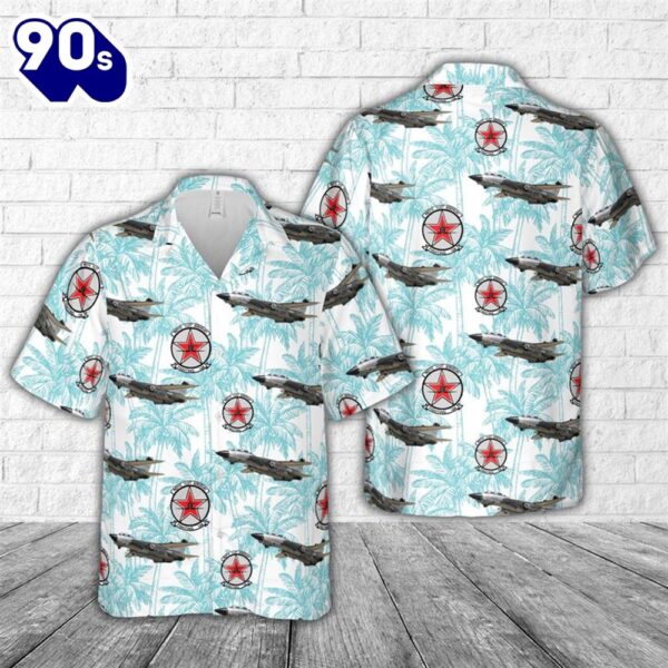 US Navy F-14A GR-90 Tomcat Red 31 Tomcatsky Of VF-126 Bandits Hawaiian Shirt