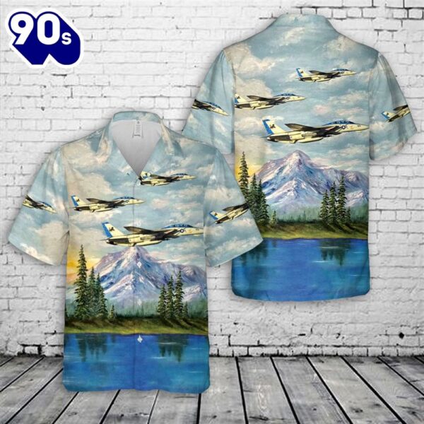 US Navy Fighter Squadron Two One Three (VF-213), F-14D Tomcat Blacklions Hawaiian Shirt