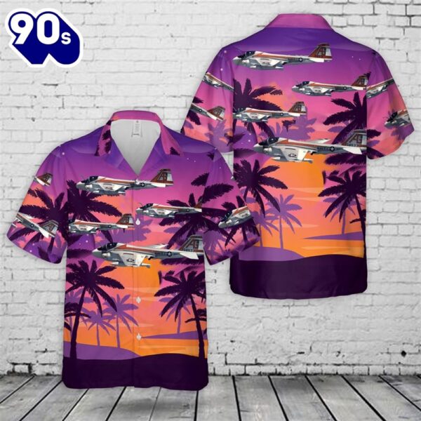 US Navy Grumman A-6Es Of VA-65 Hawaiian Shirt