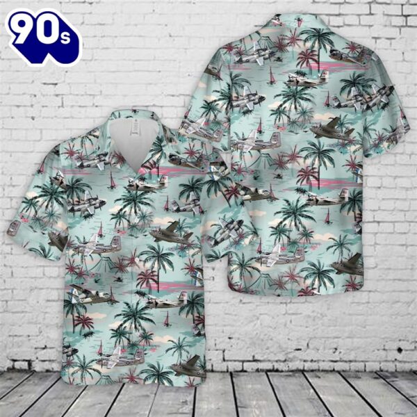 US Navy Grumman C-1 Trader Hawaiian Shirt