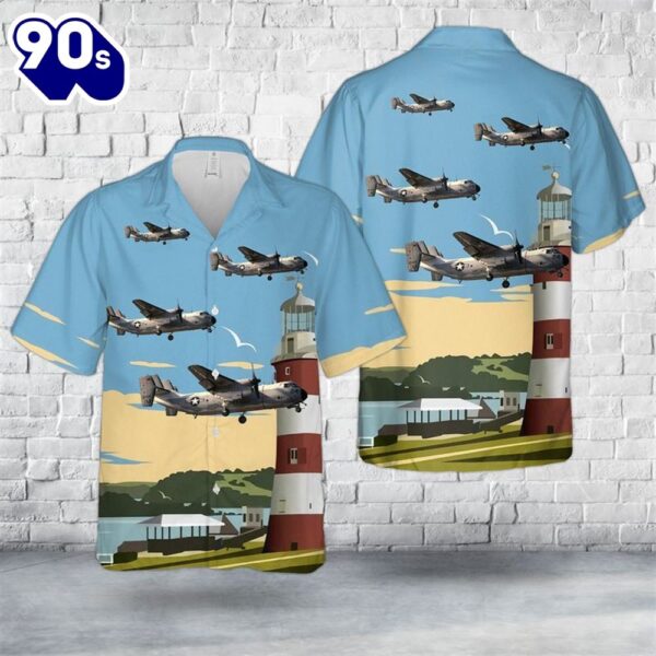 US Navy Grumman C-2A Greyhound Of VR-24 Hawaiian Shirt