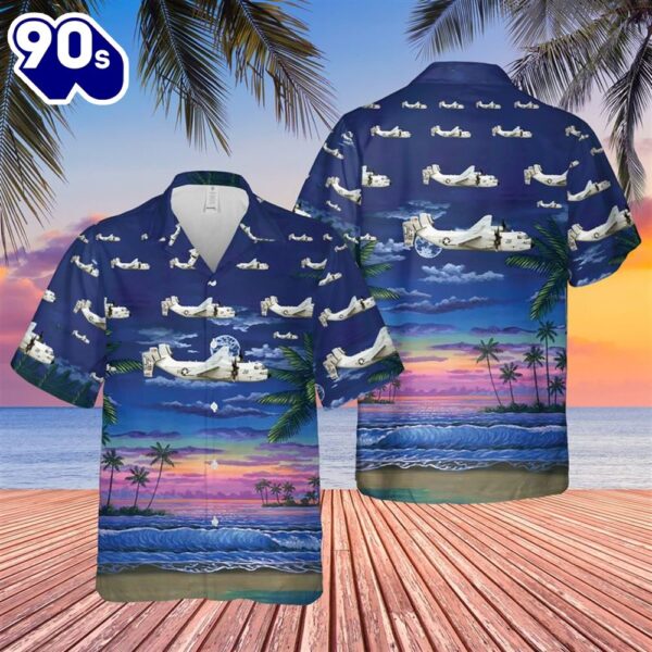 US Navy Grumman C-2A Greyhound Of VRC-50 Hawaiian Shirt