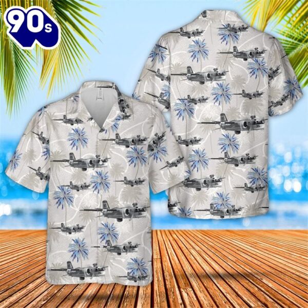 US Navy Grumman S-2A Tracker (BuNo 136658) VS-29 Tromboners Hawaiian Shirt