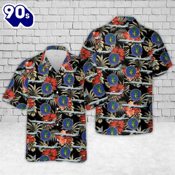 U.S Navy VP-4 Skinny Dragons P-8A Hawaiian Shirt