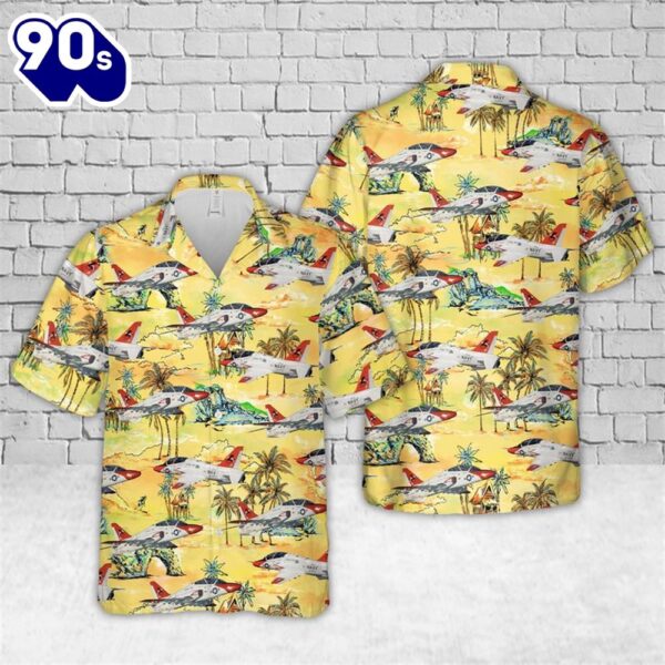 U.S Navy VX-23 T-45 Goshawk Hawaiian Shirt_8728