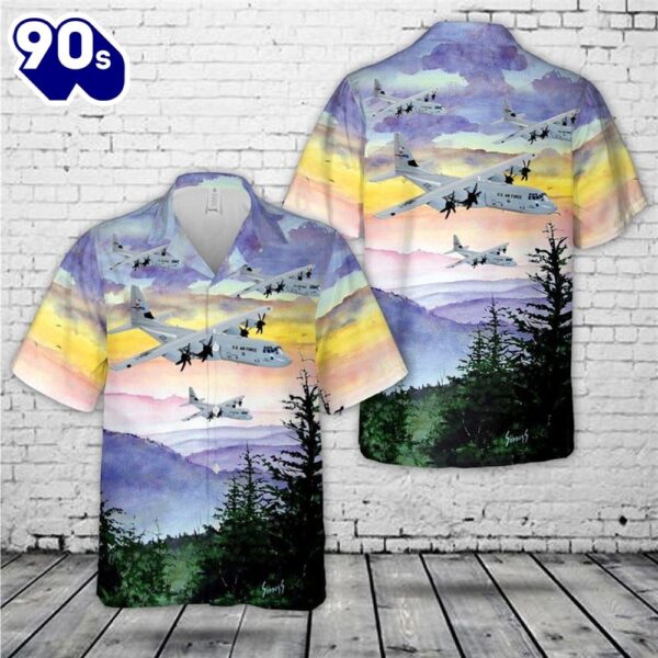 Us Air Force 40Th Airlift Squadron Screaming Eagles Lockheed Martin C-130J Trendy Hawaiian Shirt