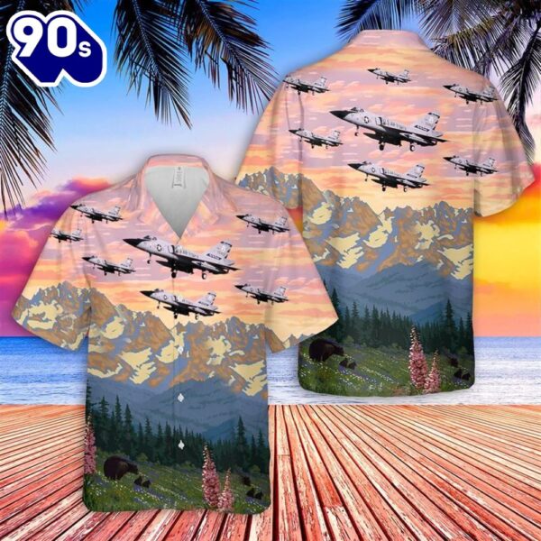 Us Air Force Convair F-106A Delta Dart Montana Trendy Hawaiian Shirt
