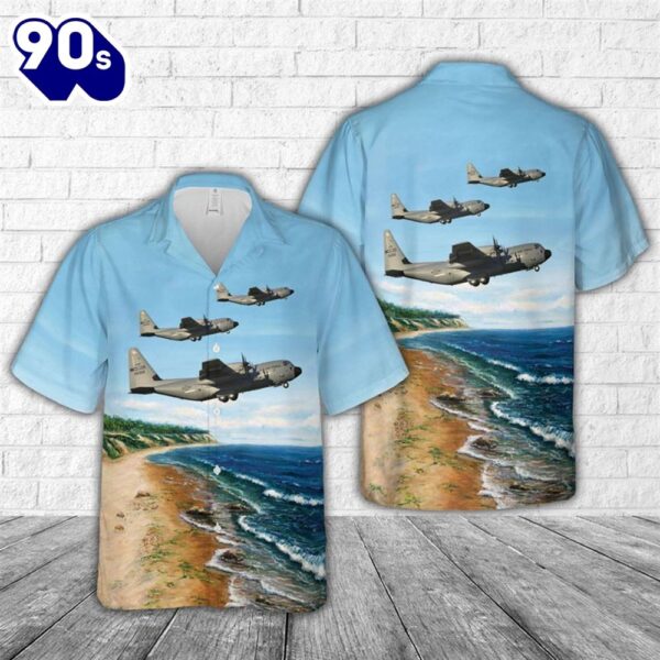 Us Air Force Lockheed Martin Wc-130J Hercules 96-5302 Hurricane Hunter Trendy Hawaiian Shirt