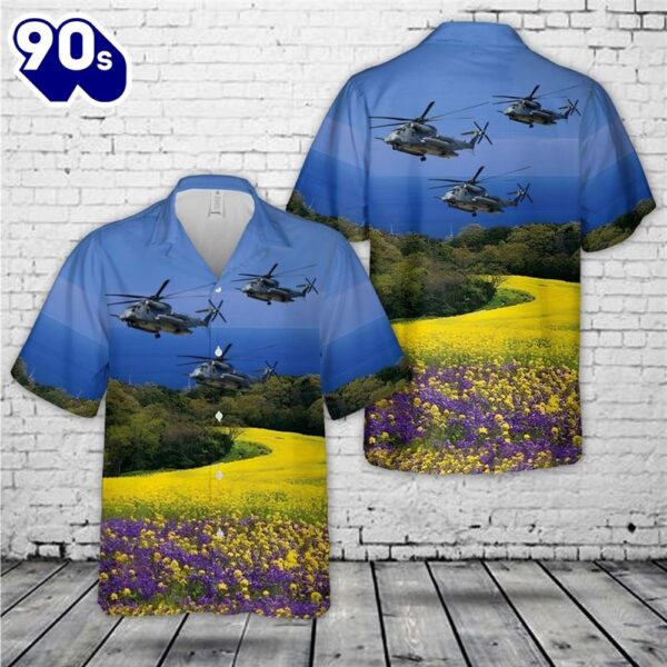 Us Air Force Sikorsky Mh-53J Pave Low Iii Trendy Hawaiian Shirt For Men