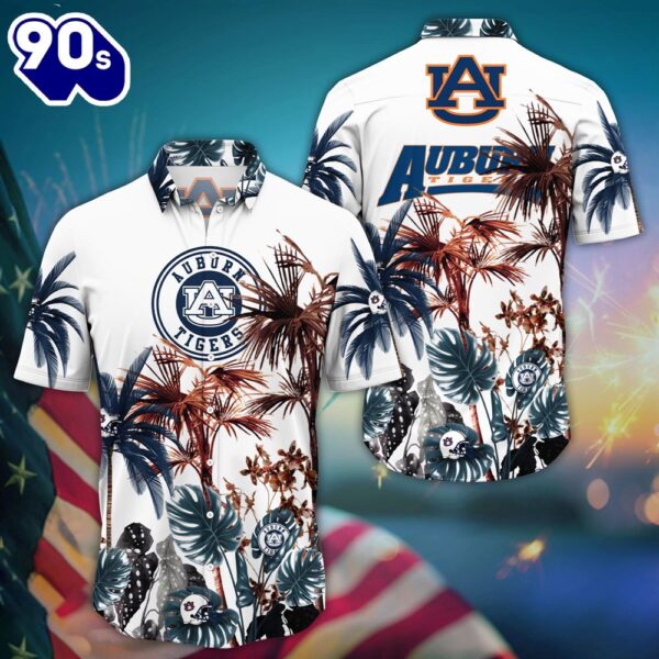 Auburn Tigers NCAA 4th Of July Hawaii Shirt For Fans