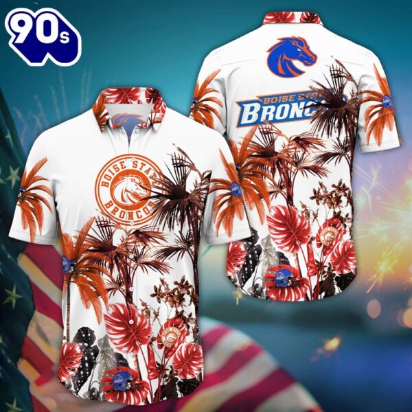 Boise State Broncos NCAA 4th Of July Hawaii Shirt For Fans