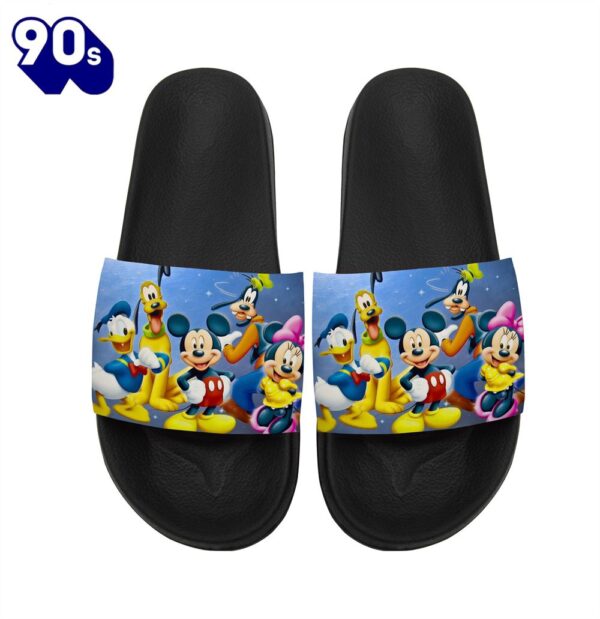 Disney Characters Mickey Minnie Goofy Pluto Donald Duck Gift For Fans Sandals