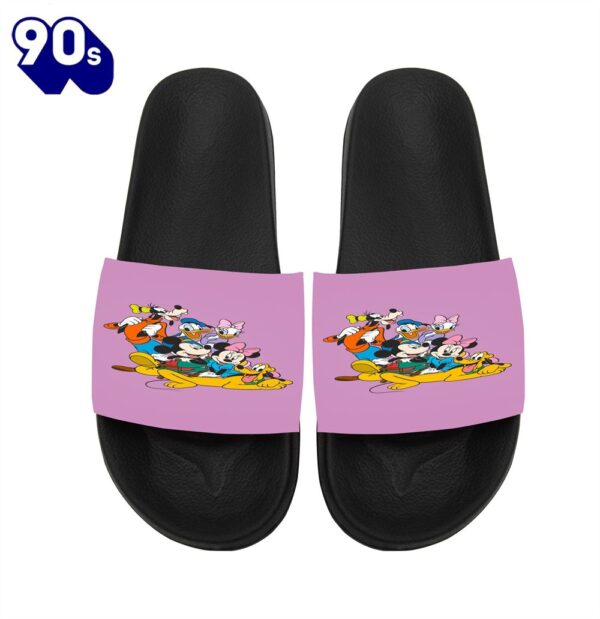 Disney Mickey And Friends Pink Gift For Fans Sandals