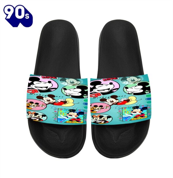 Disney Mickey Green Gift For Fans Sandals