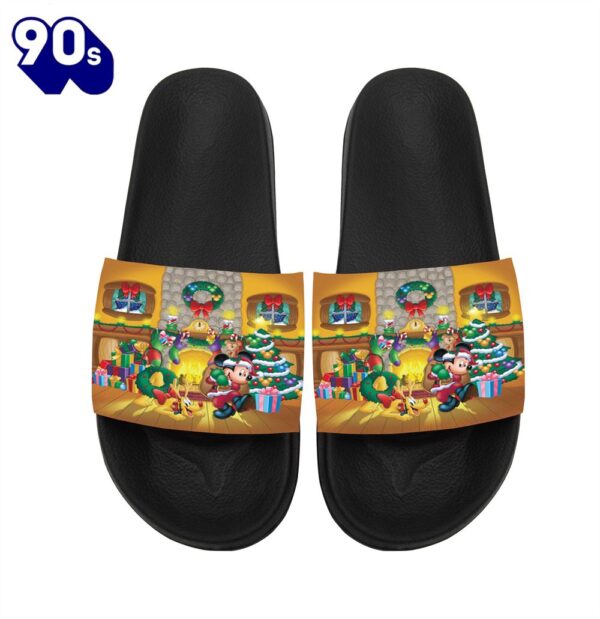 Disney Mickey Mouse Christmas Mickey And Pluto  Gift For Fans Sandals